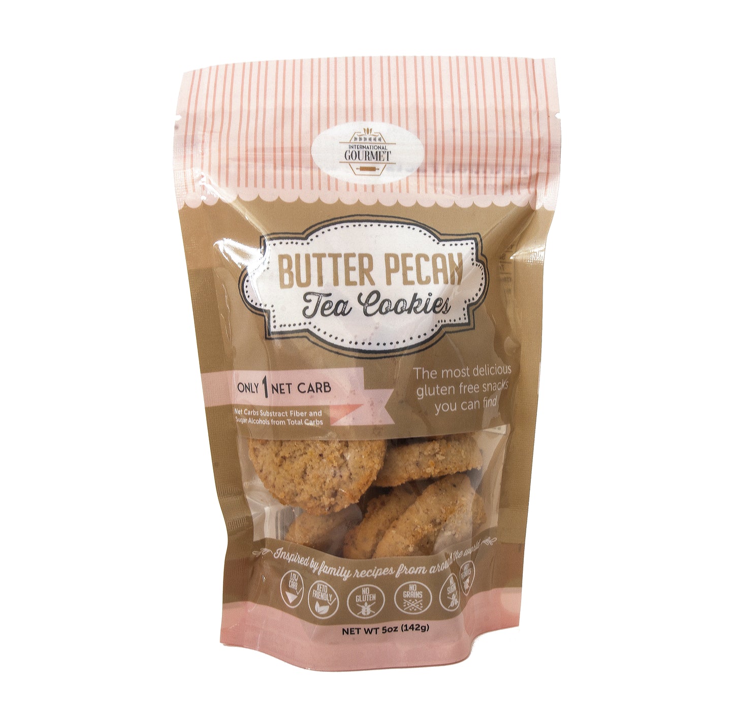 Butter Pecan Tea Cookies