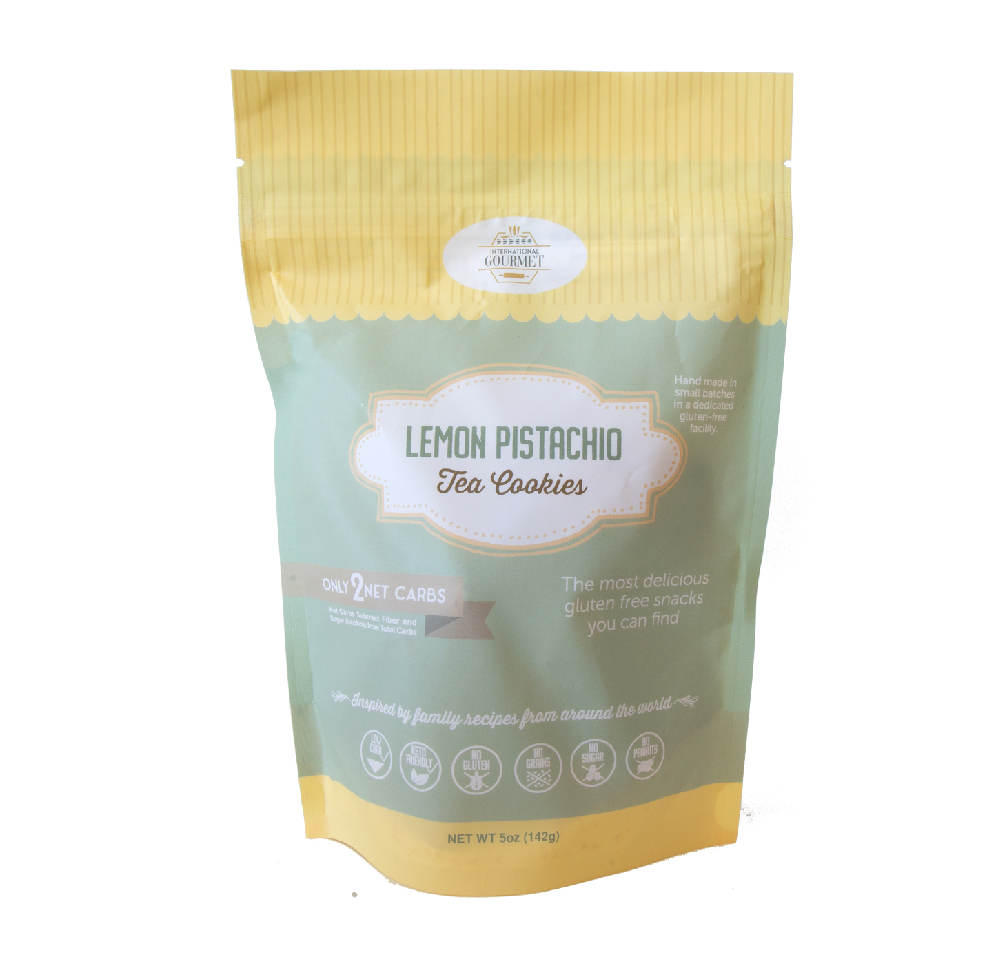 Lemon Pistachio Tea Cookies