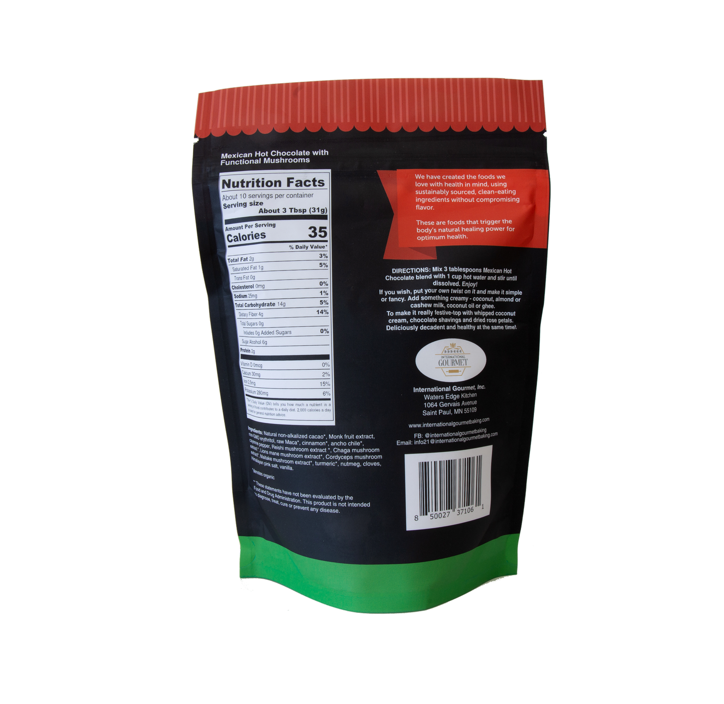 Mexican Hot Chocolate with Functional Mushrooms